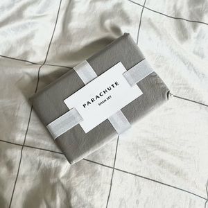 Parachute Brushed Percale Sham Set - Grey